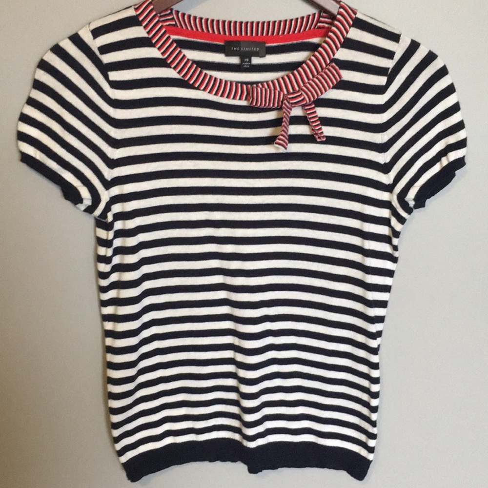 The Limited Nautical Bow Sweater
